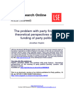 The Problem With Party Finance