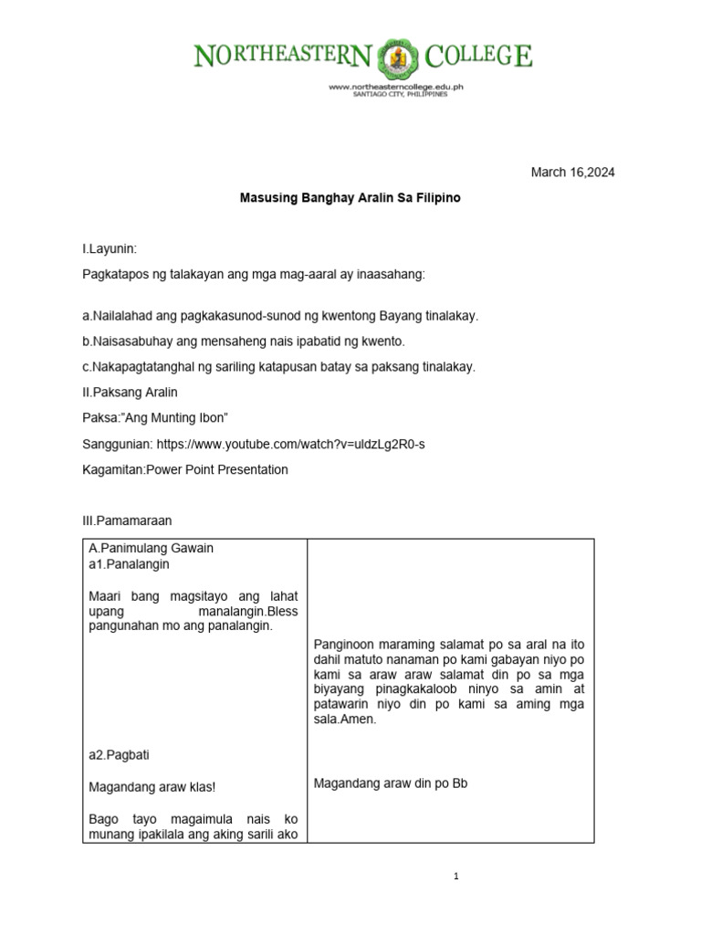 Ang Munting Ibon LP | PDF