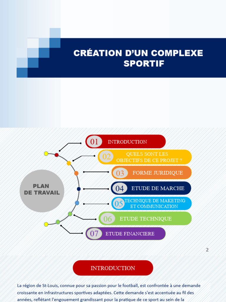 Projet de Complexe Sportif à St-Louis | PDF | Publicité | Football