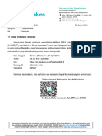 Undangan Dinkes Pelatihan SMILE Logistik