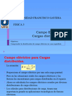 FCA3 - 2.3 - Campo Eléctrico de Una Carga Distriuida
