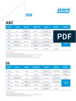 Horario Anual San Marcos 1