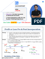 Profit Prior To Incorporation