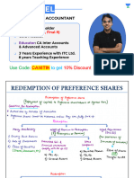 Redemption of Preference Shares