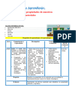 5to Grado Material Dia 4 Cyt Descubrimos Las Propiedades de Nuestros Materiales