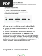 Communication Model Notes