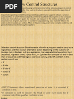 Flow Control Structures (1)