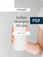 Luxury DIY Sulfate Shampoo - Recipe Book