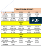 Horario de 2