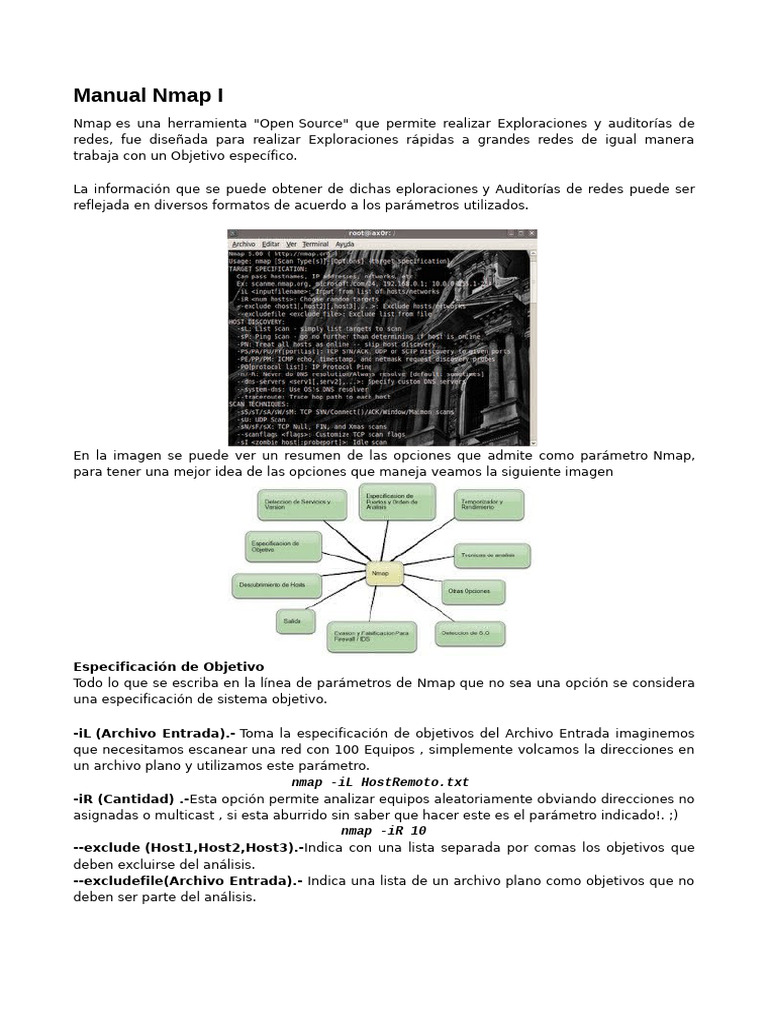 Manual de Nmap | PDF | Protocolo de Control de Transmisión ...