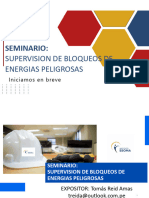 Seminario Supervisión de Bloqueos de Energías Peligrosas - INSTITUTO SSOMA - 24 Marzo 2024