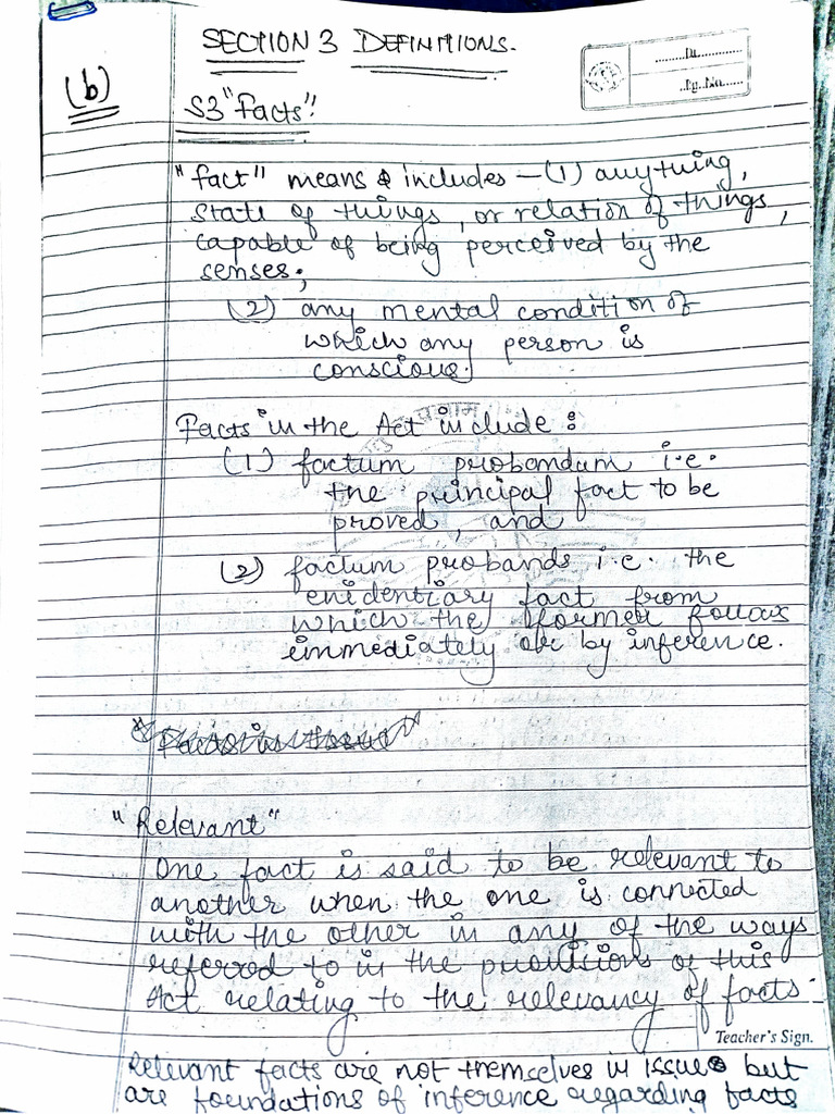 Unit 1 Evidence Pdf Relevance Law Empiricism