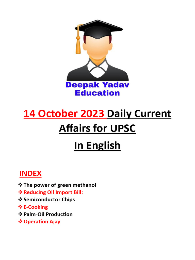14 october news background notes pdf in english 111 pdf methanol