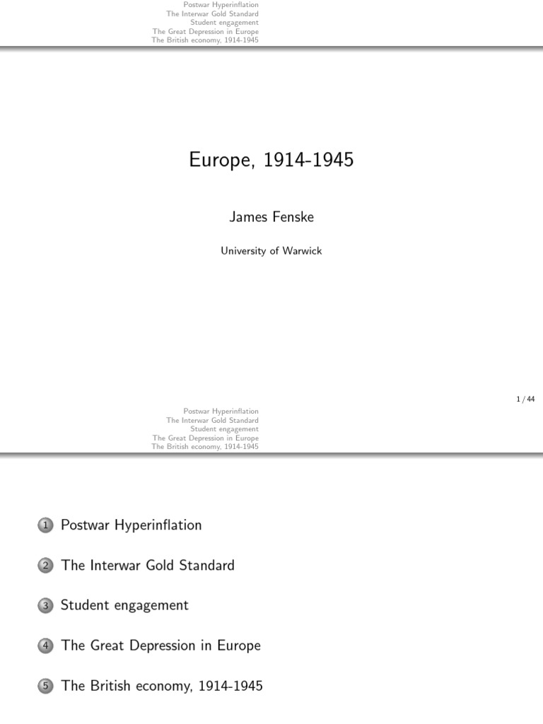 Ec104t07l1 pdf great depression gold standard