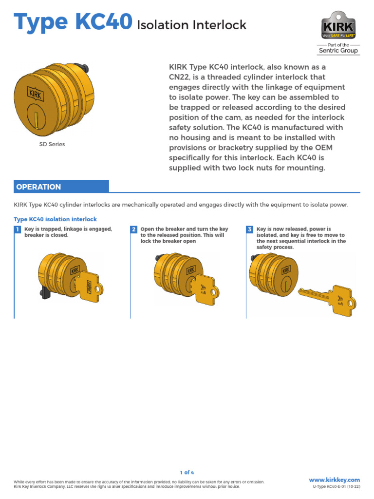 KC40 Cylinder Interlock Overview | PDF | Computers