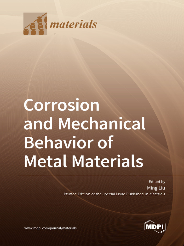 Corrosion and Mechanical Behavior of Metal Materials | PDF