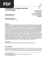 Murray - Jarviluoma 2019 Walking As Transgenerational Methodology