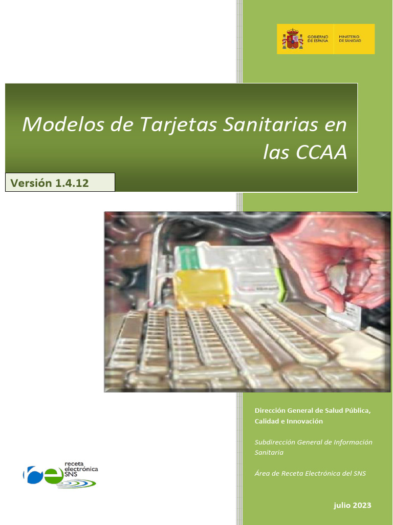 Modelos de Tarjetas Sanitarias | PDF | Farmacia | Cuidado de la salud, image size:768x1024