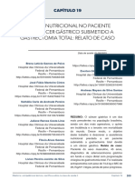 Manejo Nutricional No Paciente Com Cancer Gastrico Submetido A Gastrectomia Total Relato de Caso 2