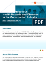 Managing Infectious Health Hazards and Diseases in The Construction Industry - Slides