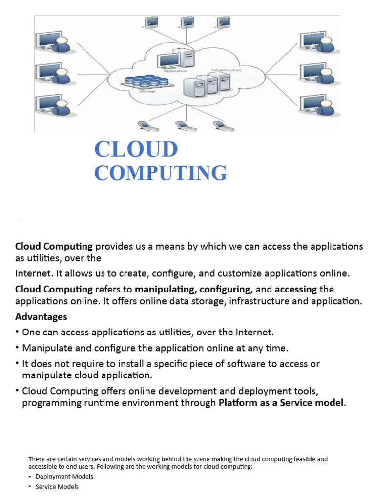Cloud Computing | PDF | Cloud Computing | Software As A Service