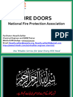 Fire Doors in Compliance With NFPA