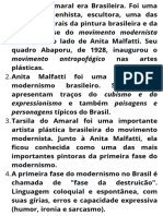 Das Obras de Tarsila Do Amaral, Abaporu Talvez Seja A Mais Famosa.