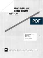 Designing Diffused Integrated Circuit Resistors Dec1962