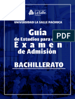 Guia de Estudios Examen de Admision Bachillerato