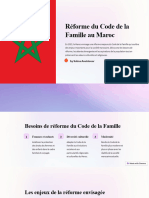 Reforme Du Code de La Famille Au Maroc