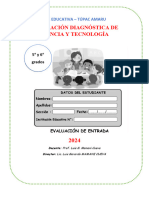 Evaluacion Diagnostica - Ciencia y Tecnología - V Ciclo