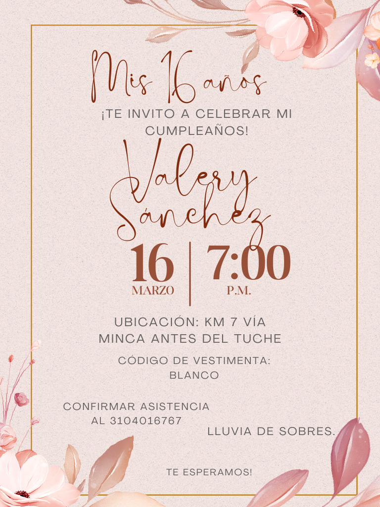 Modelo De Tarjeta De Invitación – YXCKKF