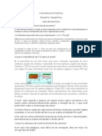 Exercício de Geoquímica 2