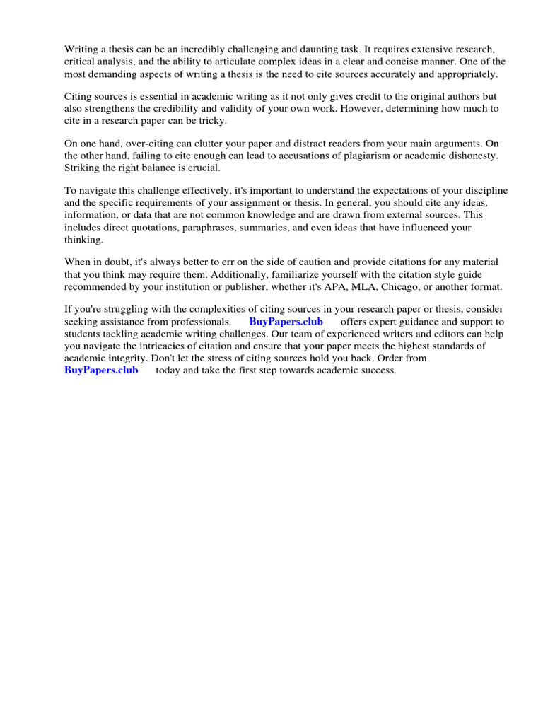 How Much Should You Cite in A Research Paper Download Free PDF Citation Apa Style