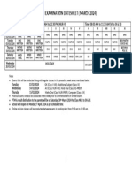 Term Ii Examination Datesheet