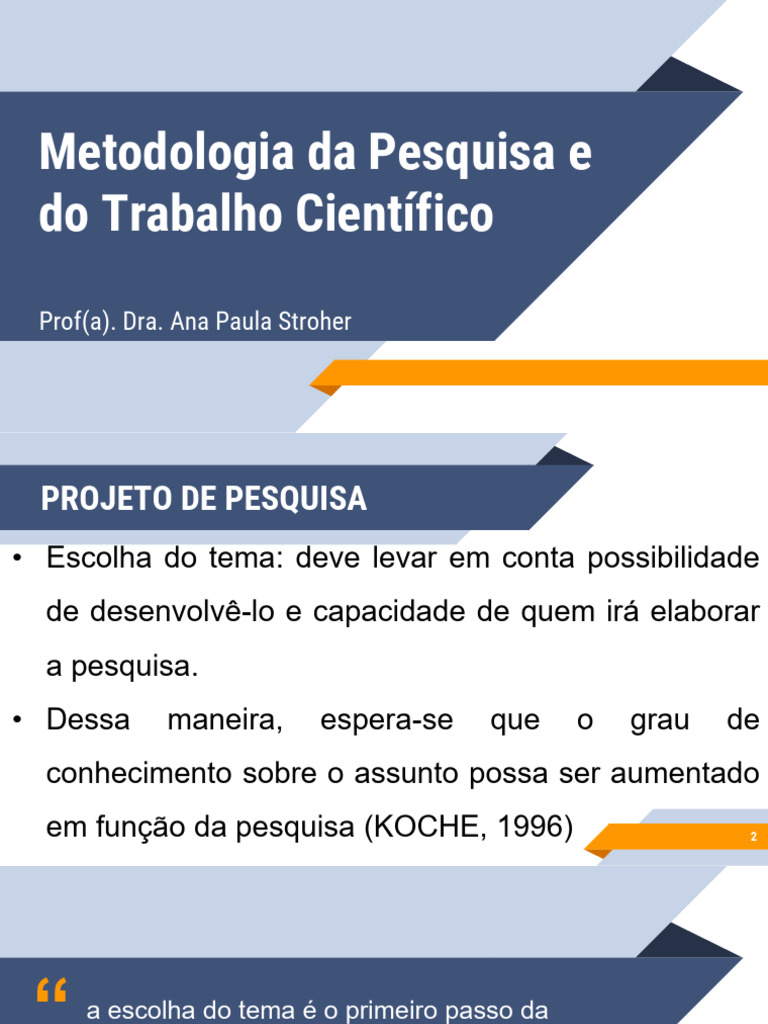 Metodologia da Pesquisa Científica | PDF | Science | Método científico