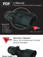 Manual-6x48 Acog 6x48 Manual Booklet