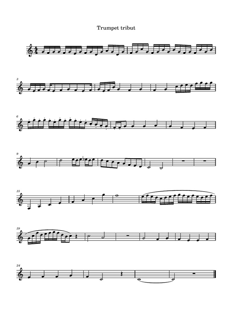 Trumpet Tribute PDF