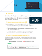 Cours CSS