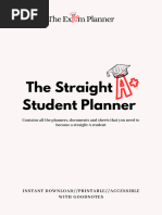 The Straight A Student Planner