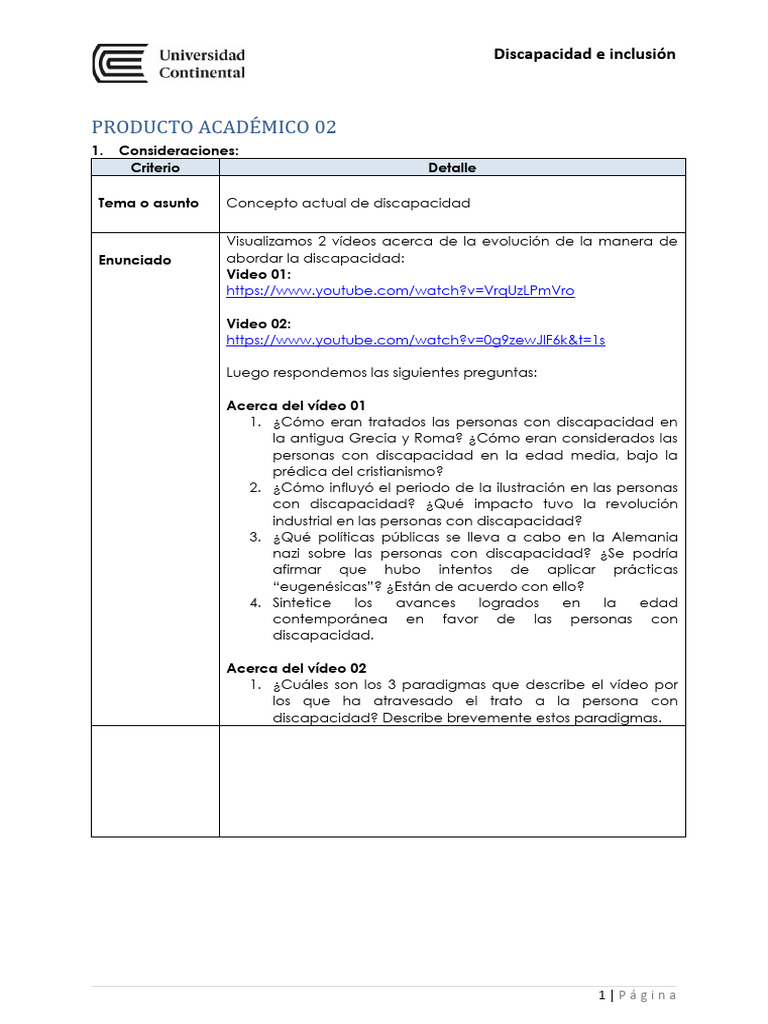 Historia y Paradigmas de la Discapacidad | PDF | Modernidad