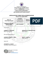 Application Form For Accreditation