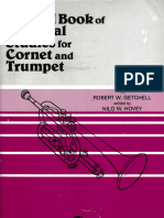 Second Book of Practical Studies For Cornet and Trumpet by Robert W.getchell