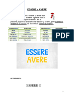 ESSERE e AVERE