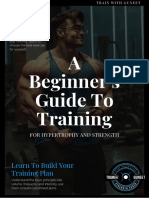 A Beginners Guide To Training 
