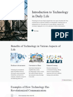 Introduction To Technology in Daily Life