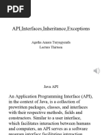 Lec13 API Inheritance Exceptions InterfacesAudio