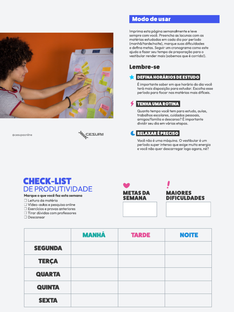 Cms Files 58742 16922073872022.06.checklist de Produtividade | PDF