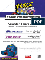 Affiche Store Championship 23 Mars 2024