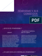 Feminismo y Sus Comienzos VALENTINA REYES